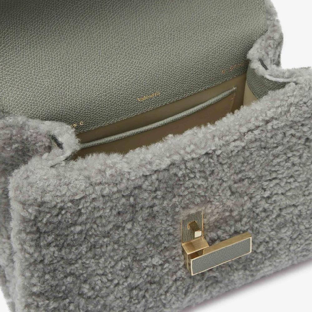 Valextra BORSA PICCOLA ISIDE MONTONE/VITELLO VS ORO CHIARO Affare Del Giorno