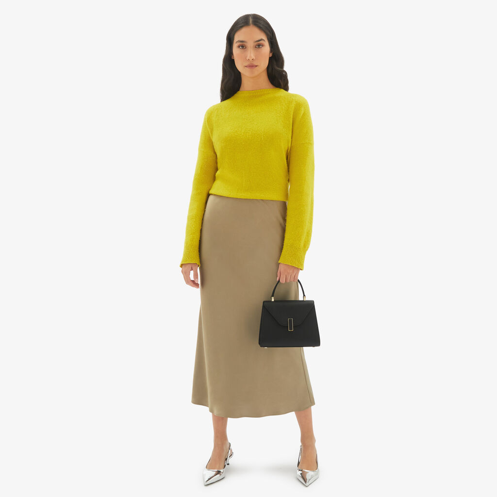 Valextra Borsa a mano Mini in Pelle Nera | Valextra Iside Sconto