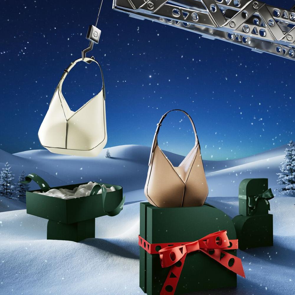 Valextra Borsa hobo da Donna di Lusso in pelle Bianca | Valextra Vivi Offerta