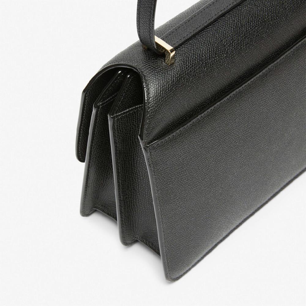 Valextra Borsa a spalla Media in Pelle Nera | Valextra NoLo Saldi