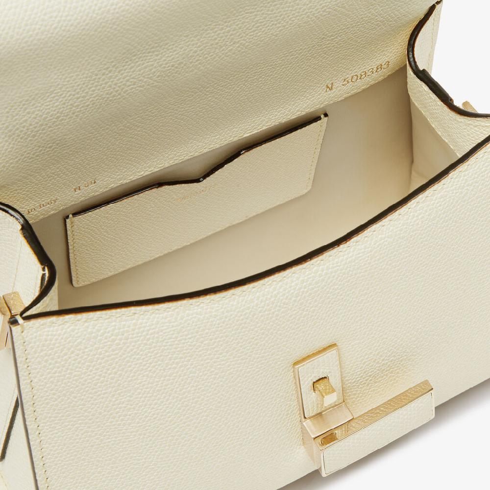 Valextra Borsa a mano Micro in Pelle Bianca | Valextra Iside Offerte