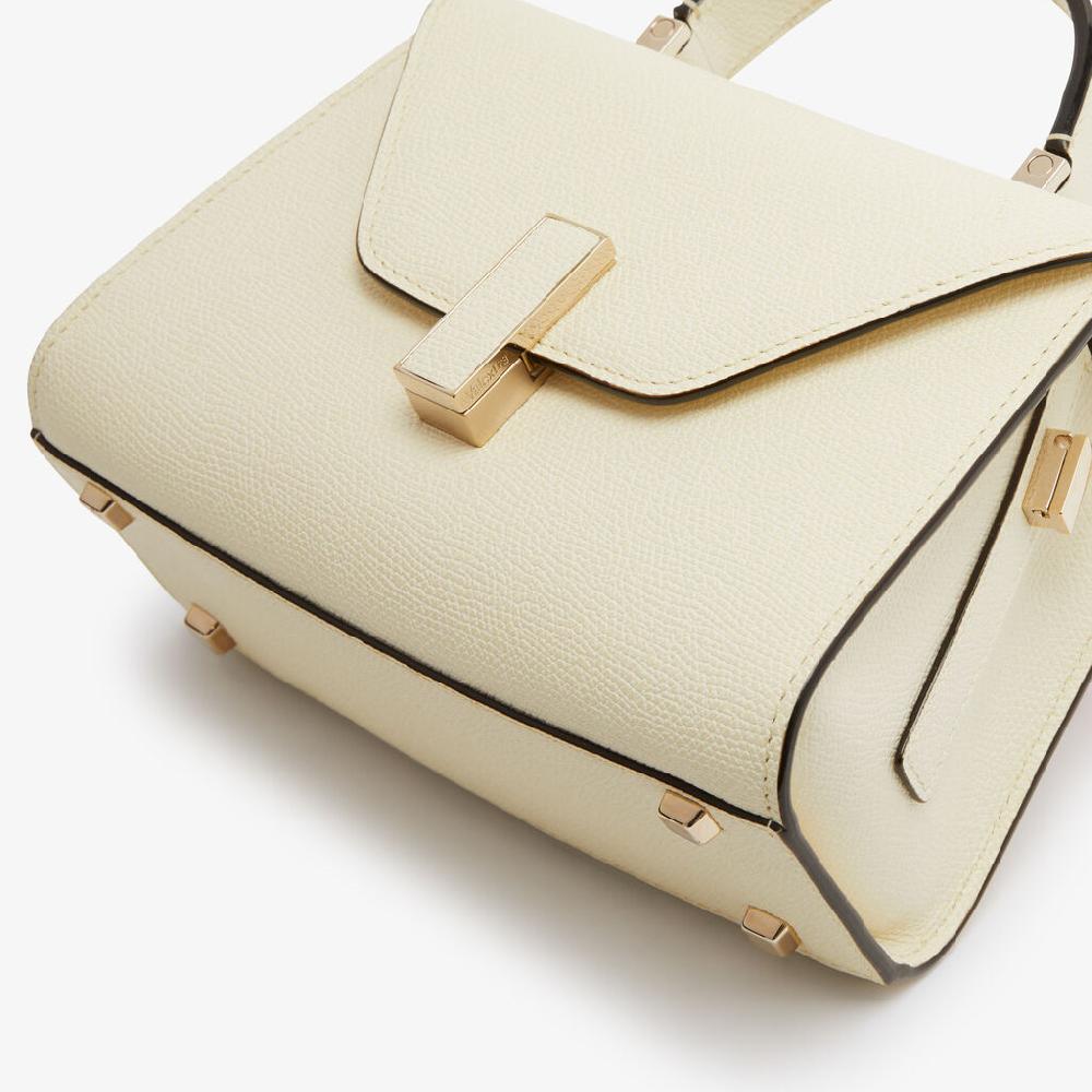 Valextra Borsa a mano Micro in Pelle Bianca | Valextra Iside Offerte