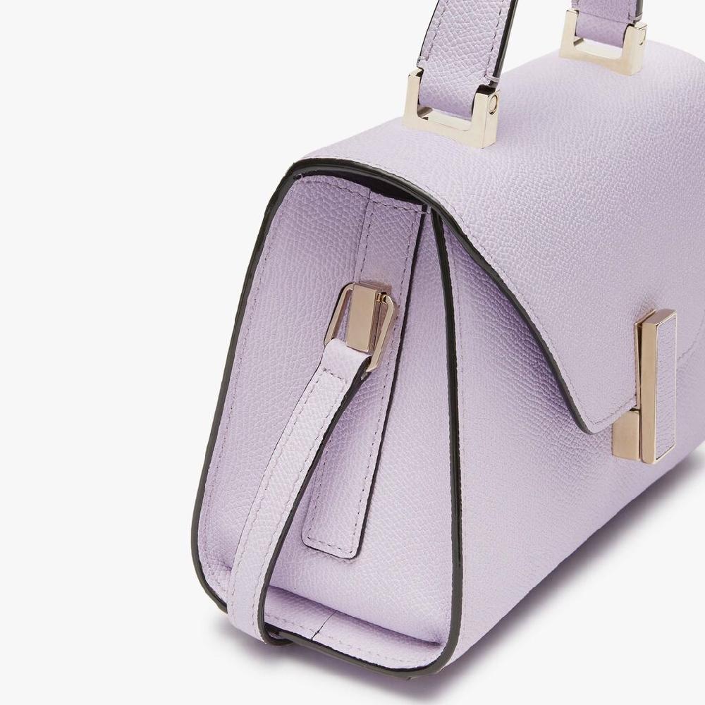 Valextra Borsa a tracolla Donna di Lusso in Pelle Lilla | Valextra Iside Hotsell