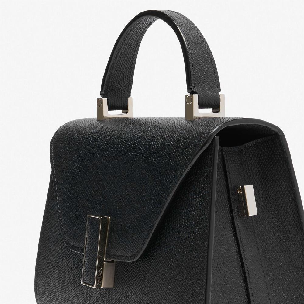 Valextra Borsetta piccola Micro in Pelle Nera | Valextra Iside Black Friday Prezzi