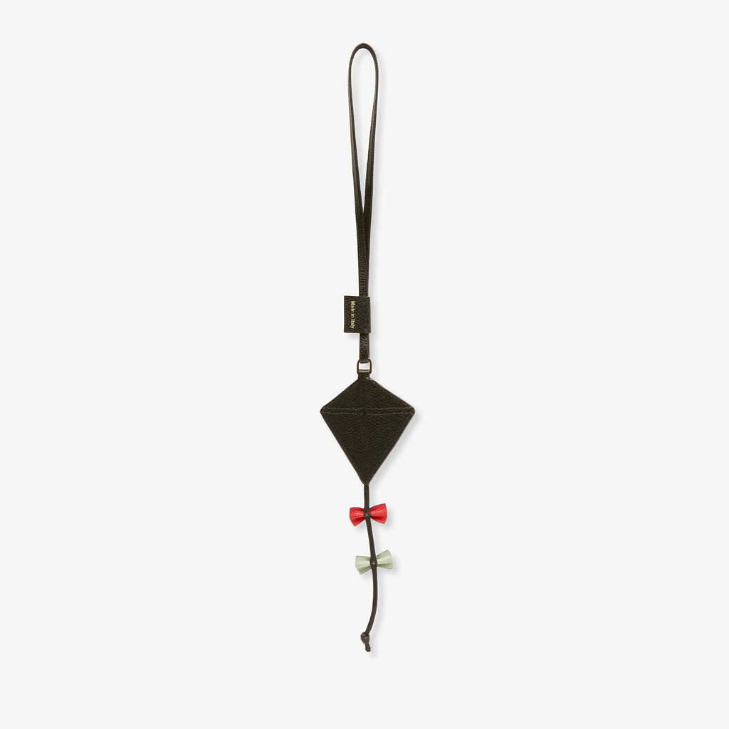 Valextra Charm Aquilone | Pelle di vitello Millepunte | Verde Menta/Blu Zaffiro/Rosso Cremisi/Giallo/Nero | Valextra Promozione Limitata