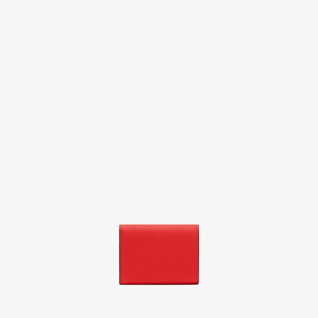 Valextra Portafoglio da Donna in Pelle Rossa cremisi | Valextra Pocket Convenienza