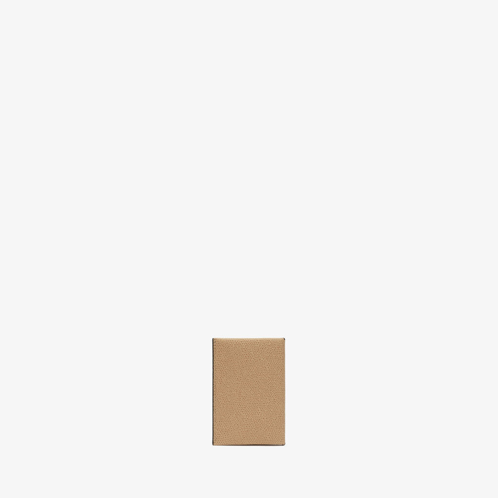 Valextra Porta carte piccolo di Lusso in Pelle Beige e Nera | Valextra Hotsell