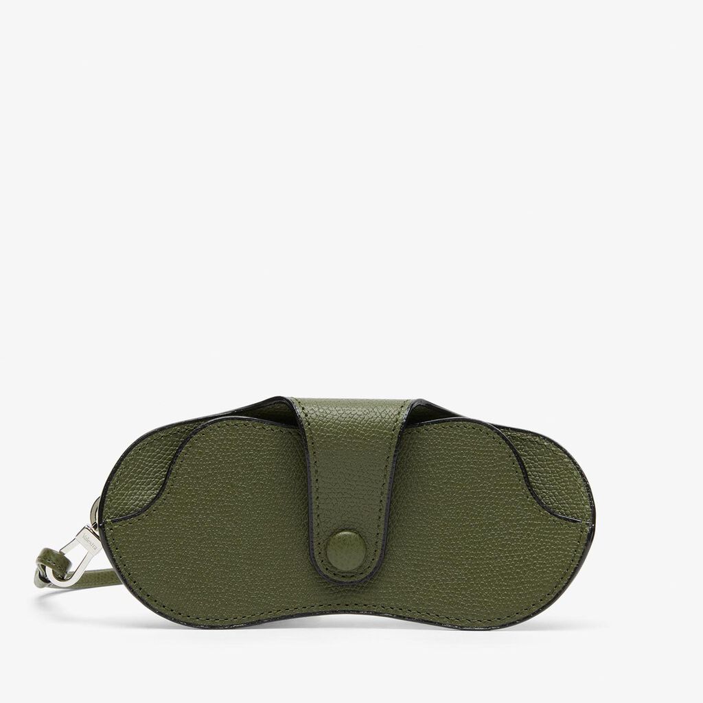 Valextra Custodia occhiali in Pelle Verde Militare | Valextra I Più Venduti