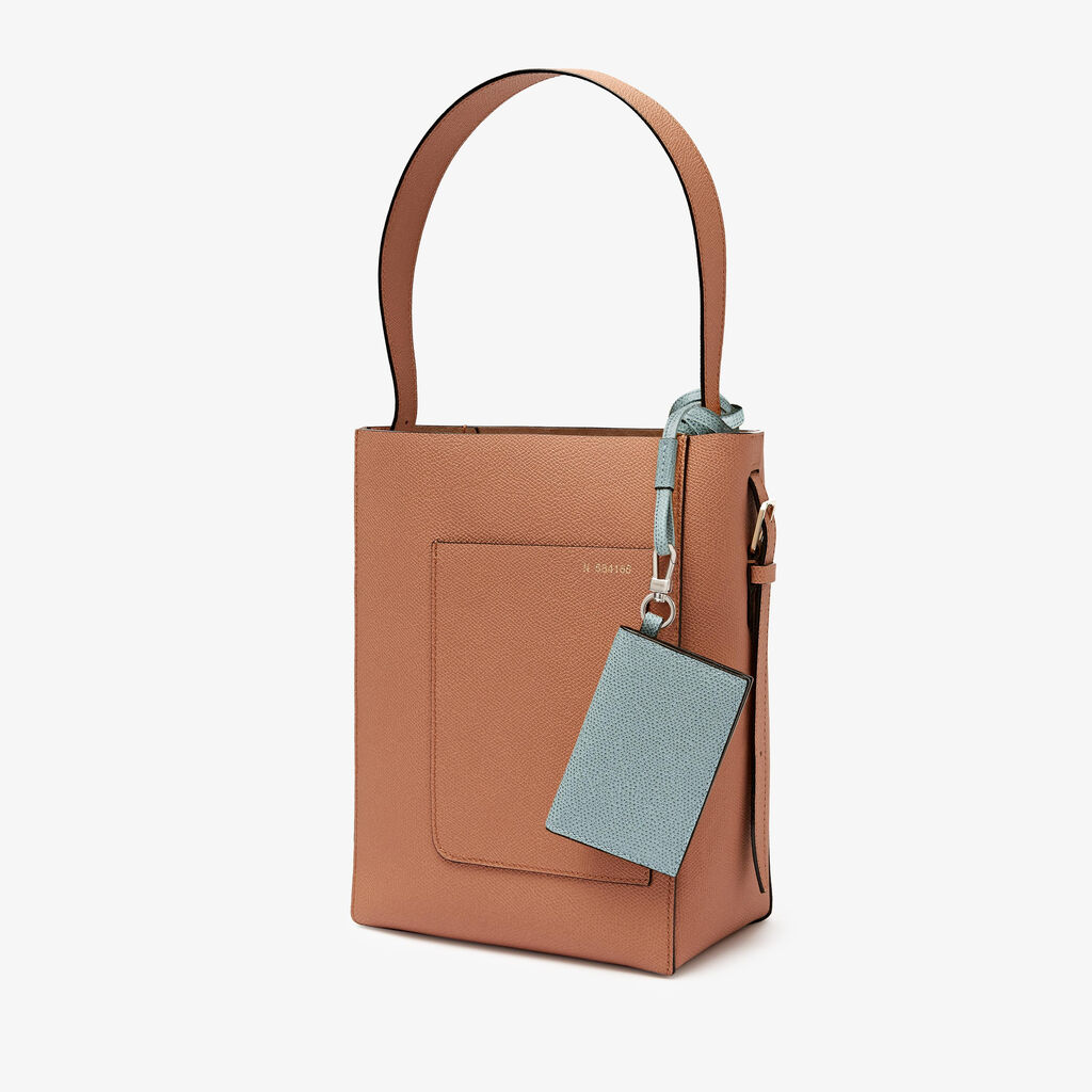 Valextra Porta carte con laccio Donna in Pelle Azzurra cerulea | Valextra Vendite Flash