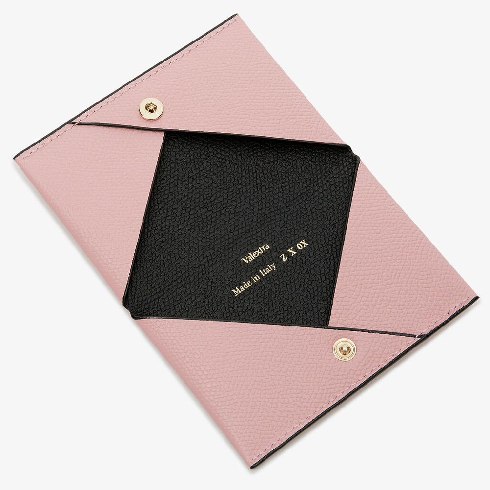Valextra Porta carte piccolo da Donna in Pelle Rosa | Valextra Negozio