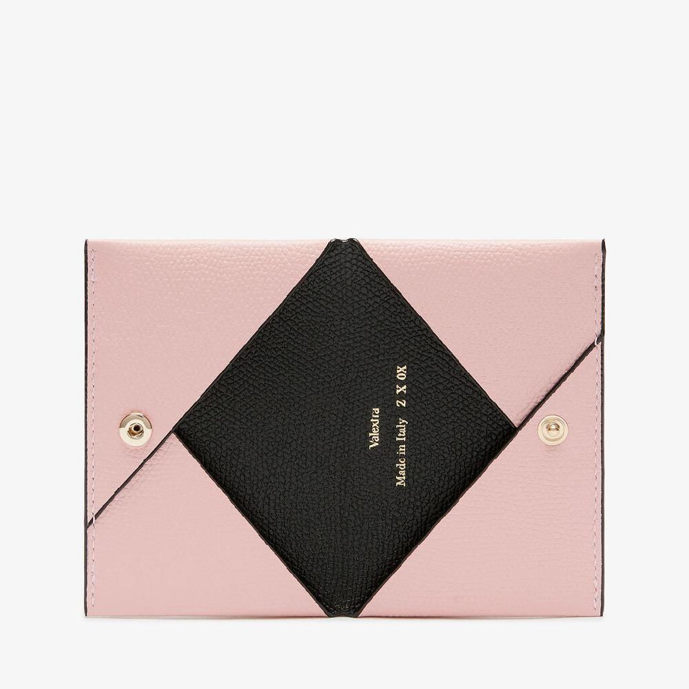 Valextra Porta carte piccolo da Donna in Pelle Rosa | Valextra Negozio