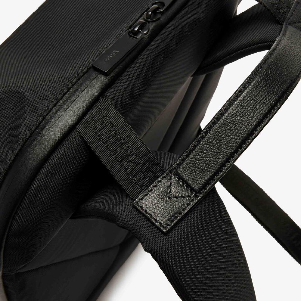 Valextra Zaino di Lusso in Nylon rigenerato e Pelle Nera | Valextra 2025