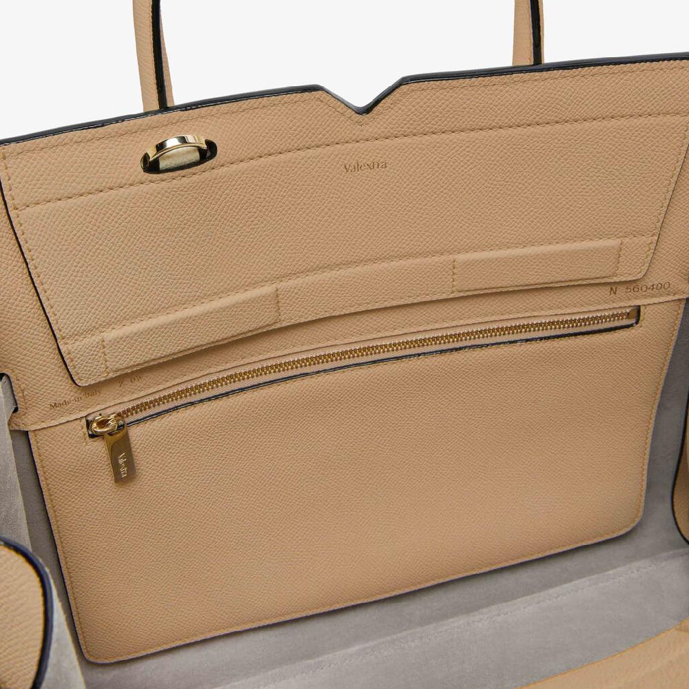 Valextra Borsa a mano da Donna Media Beige di Lusso | Valextra Fino Al -60%