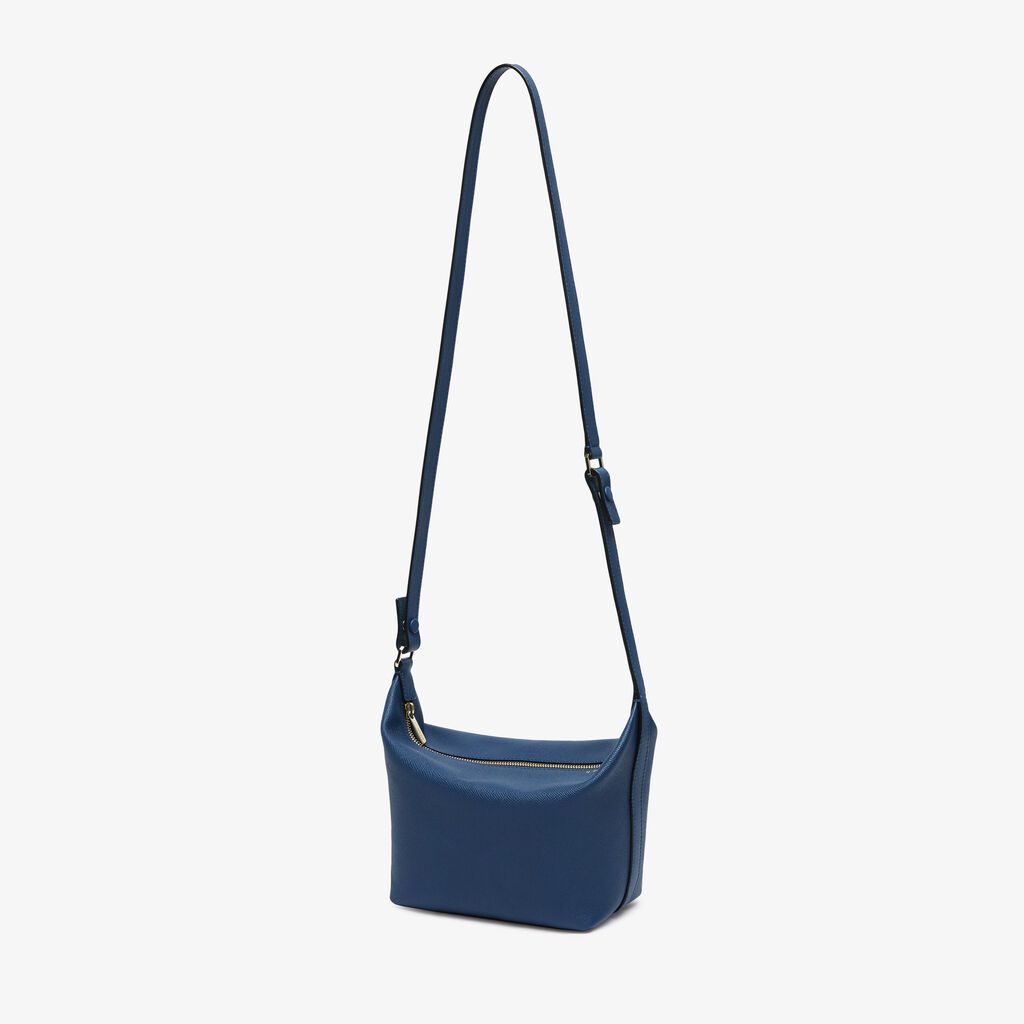 Valextra Portafoglio grande di Lusso in Pelle Blu Zaffiro | Valextra Offerta