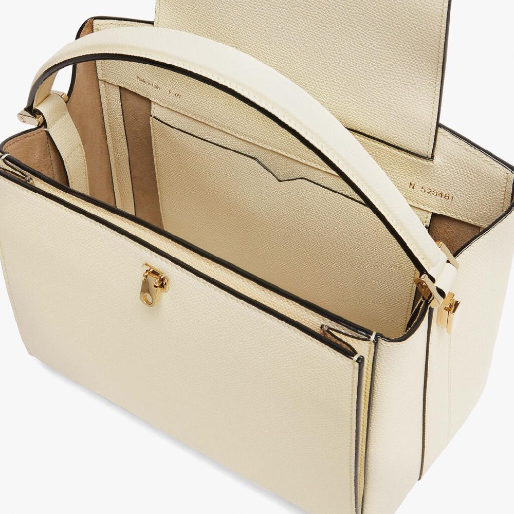 Valextra Borsetta a mano elegante in Pelle Bianca | Valextra Brera Hotsell