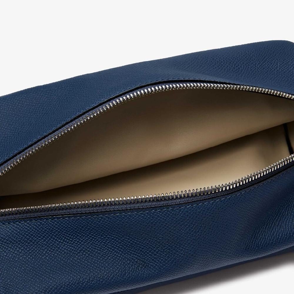 Valextra Borsa a tracolla da Donna di Lusso in Pelle Blu Zaffiro | Valextra Negozio