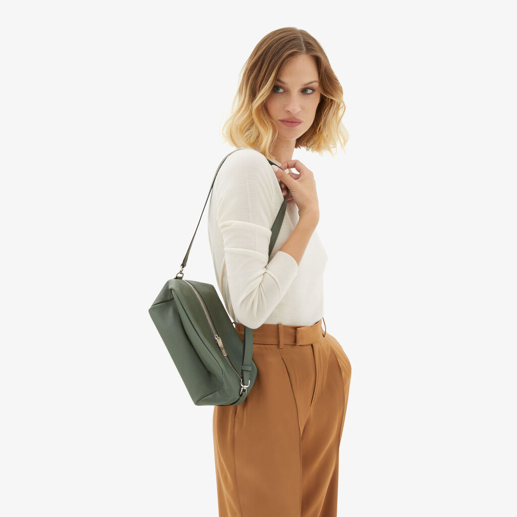 Valextra Borsa Origami da Donna in Pelle Verde di Lusso | Valextra Moda