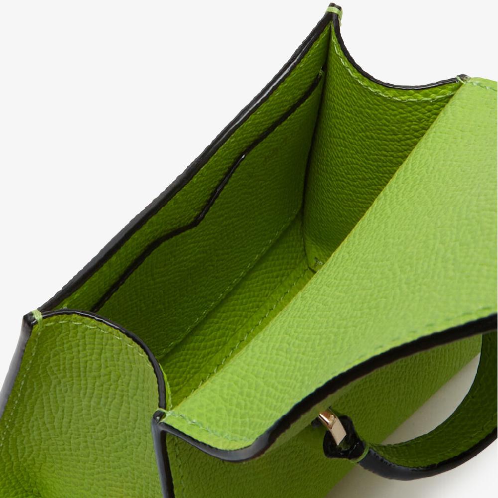 Valextra Borsa Cintura da Donna in Pelle Verde | Valextra Iside Prezzo Ridotto