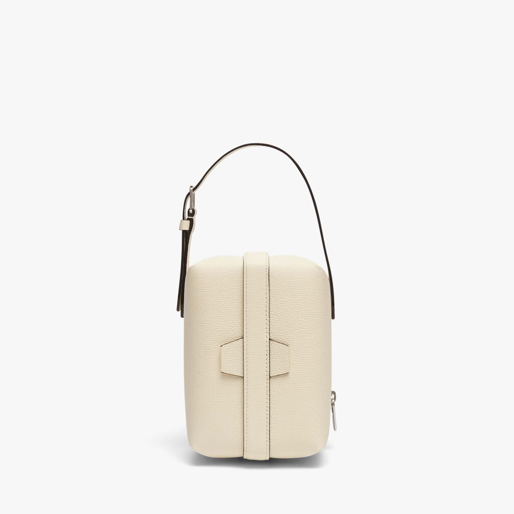 Valextra Borsa a mano Mini in Pelle Bianca | Valextra Tric Trac Sottocosto