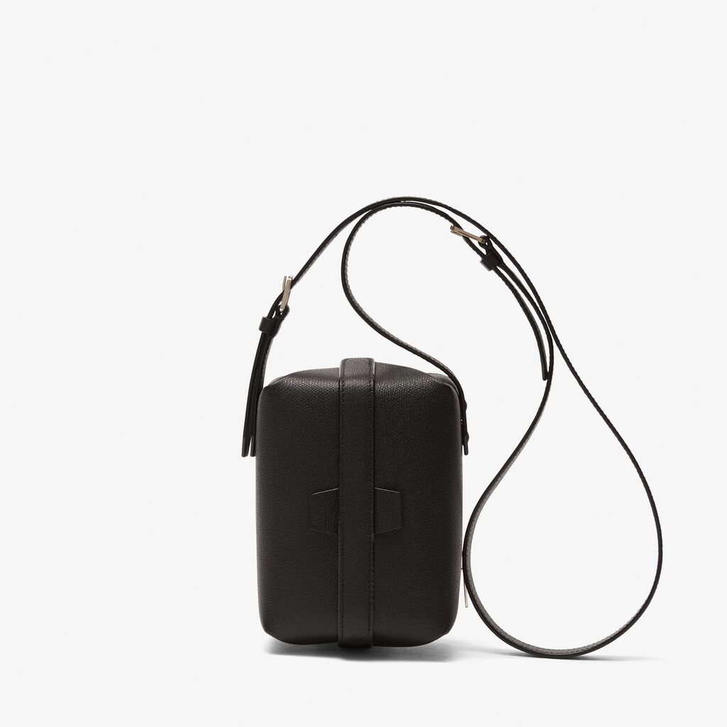 Valextra Borsa a tracolla Mini in Pelle Nera | Valextra Tric Trac