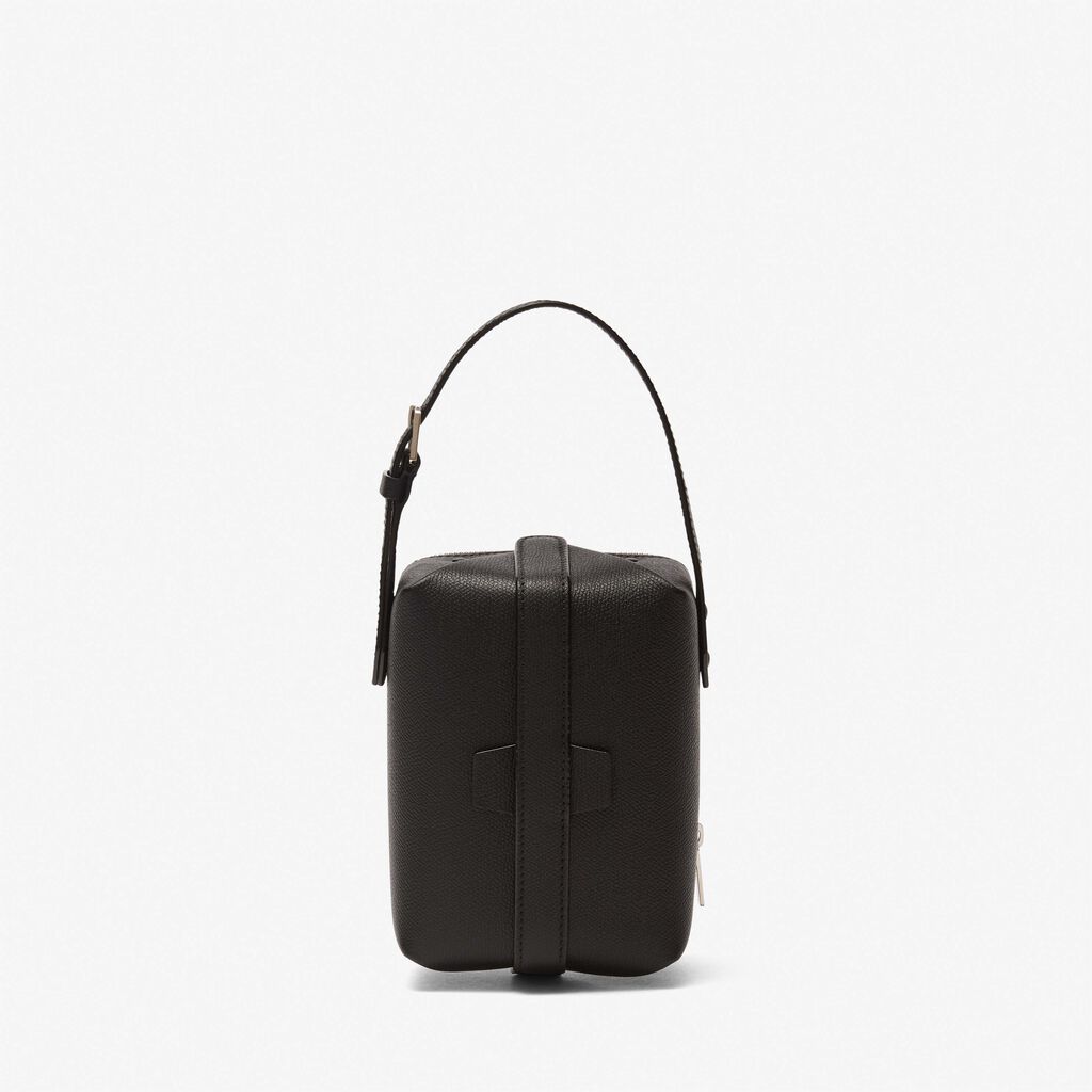 Valextra Borsa a tracolla Mini in Pelle Nera | Valextra Tric Trac Convenienza