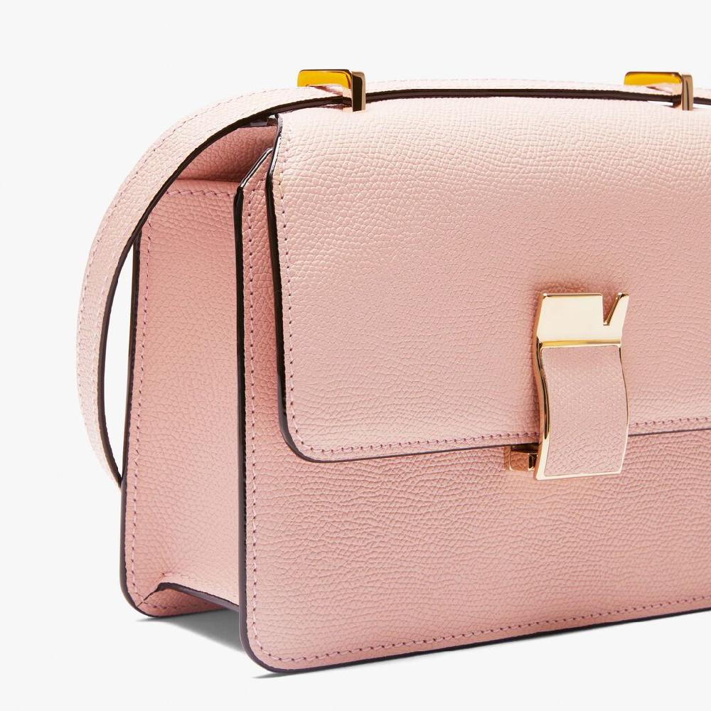 Valextra Borsetta a tracolla elegante NoLo in Pelle Rosa | Valextra Economico
