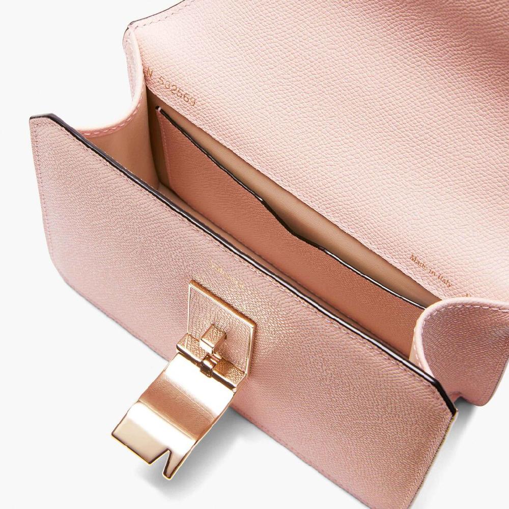 Valextra Borsetta a tracolla elegante NoLo in Pelle Rosa | Valextra Economico