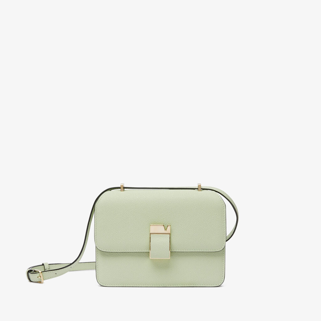 Valextra Borsa a tracolla da Donna in Pelle Verde di Lusso | Valextra