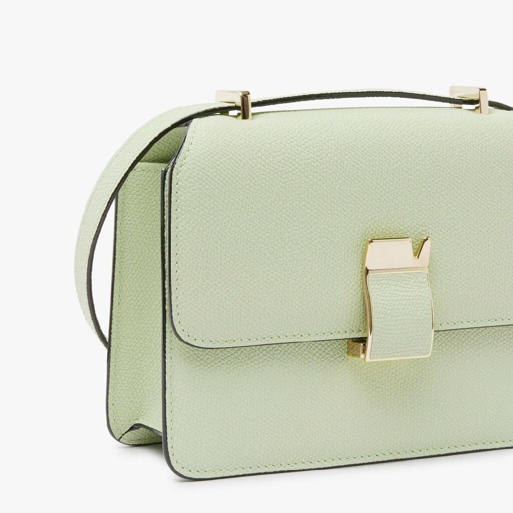 Valextra Borsa a tracolla da Donna in Pelle Verde di Lusso | Valextra Online