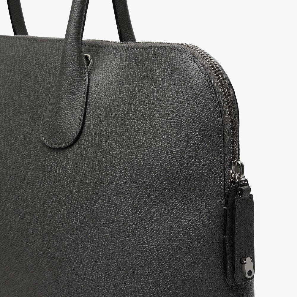 Valextra Tote bag con tracolla in Pelle Grigia | Valextra My Logo Hotsell