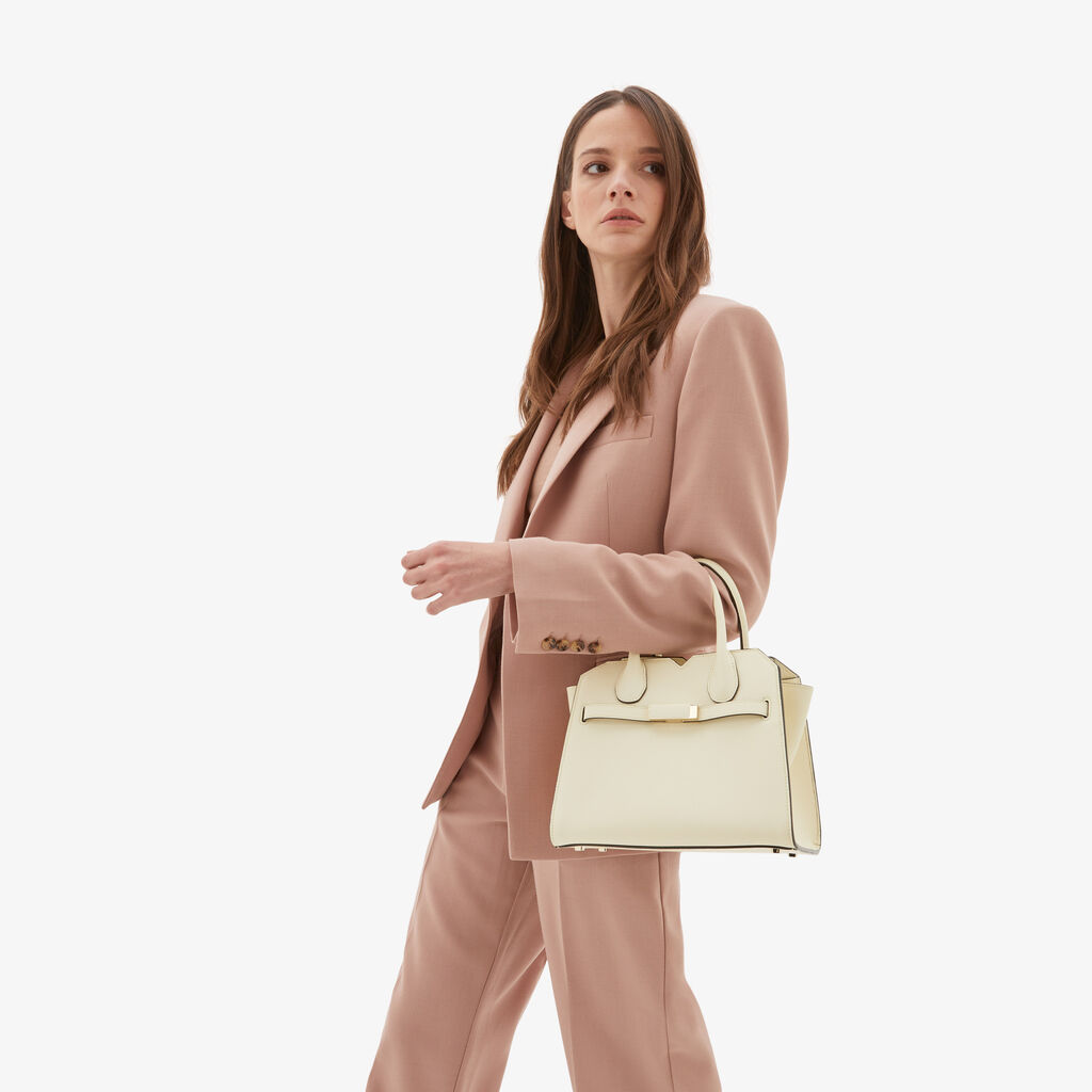 Valextra Borsa a mano da Donna Mini Bianca di Lusso | Valextra Soddisfazione Garantita