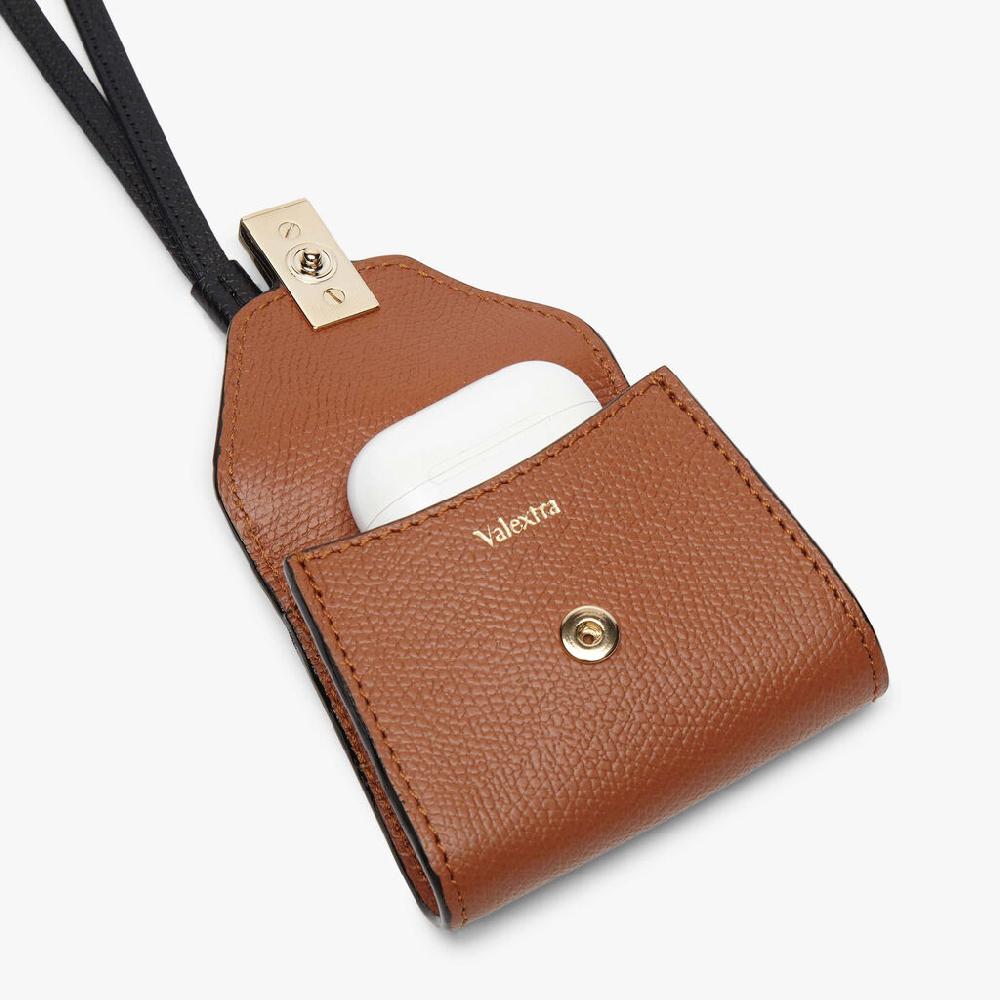 Valextra Charm per borsa da Donna in Pelle Marrone | Valextra Iside Fino Al -60%