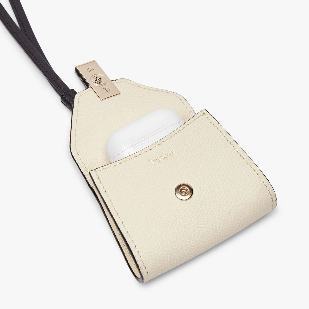 Valextra Charm borsa da Donna in Pelle Bianca e Nera | Valextra Iside Shopping Online