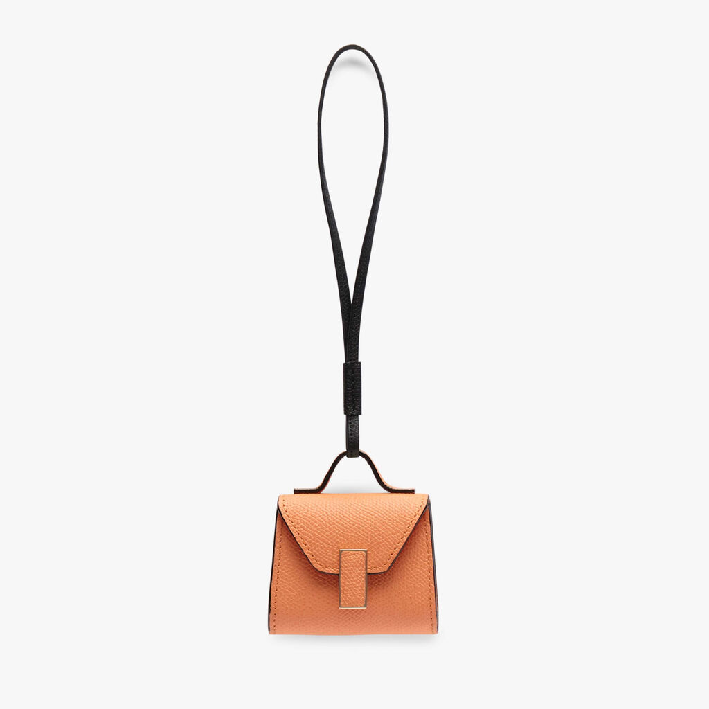 Valextra Charm per borsa da Donna in Pelle Arancione | Valextra Iside