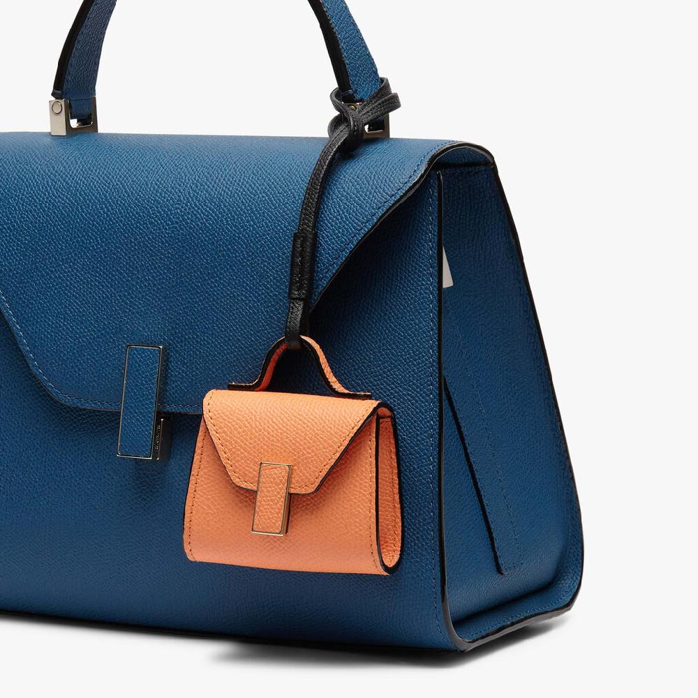 Valextra Charm per borsa da Donna in Pelle Arancione | Valextra Iside Affare Del Giorno