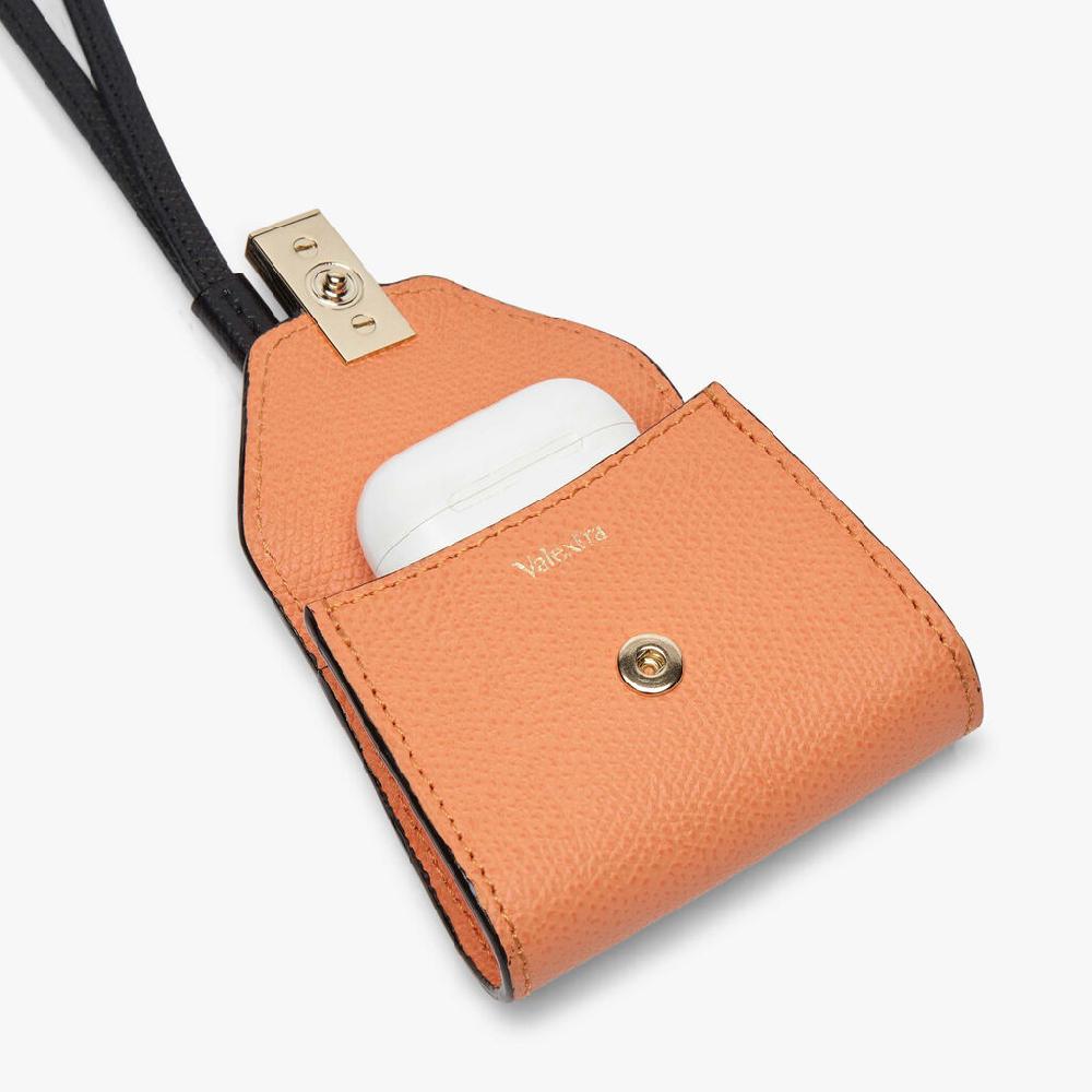 Valextra Charm per borsa da Donna in Pelle Arancione | Valextra Iside Affare Del Giorno