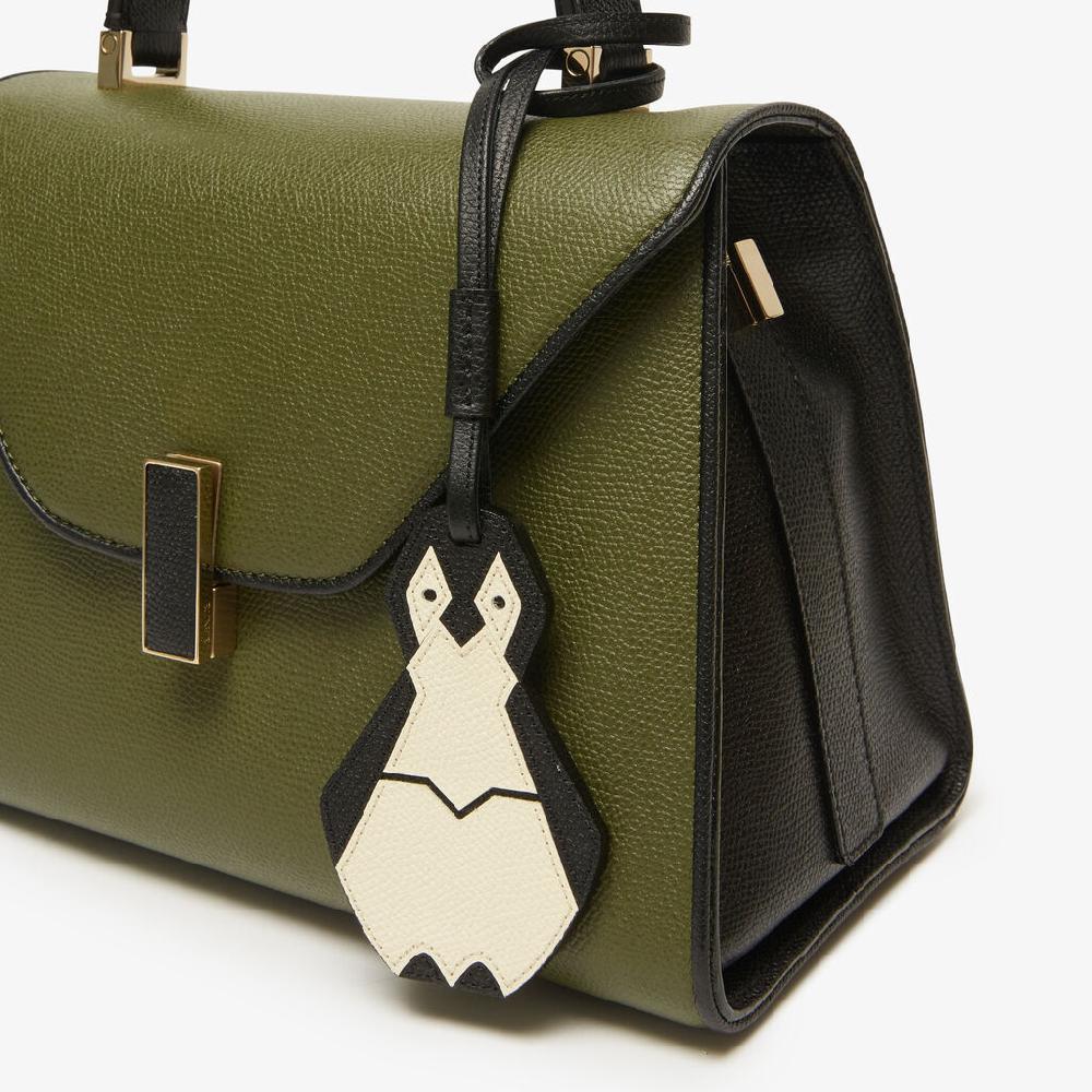 Valextra Charm per borsa Pinguino in Pelle Bianca e Nera | Valextra Convenienza