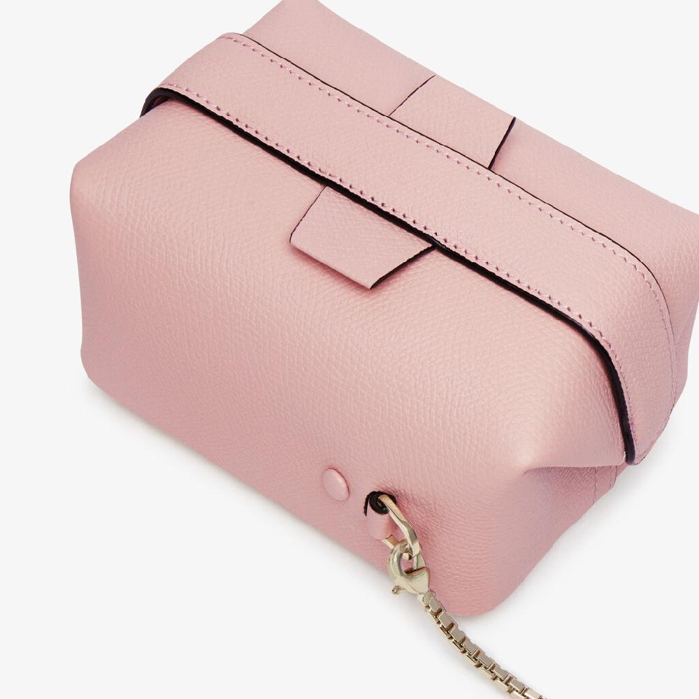 Valextra Borsetta da viaggio in Pelle Rosa | Valextra Tric Trac Convenienza