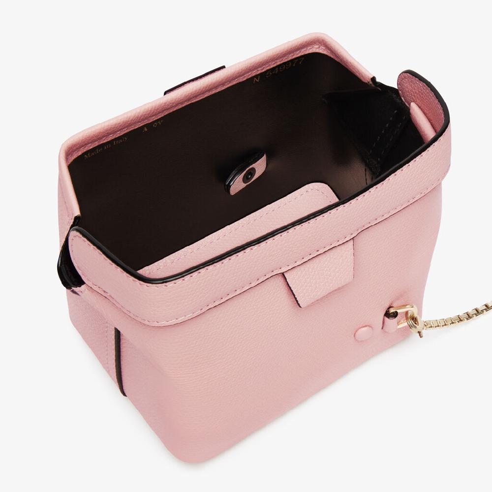 Valextra Borsetta da viaggio in Pelle Rosa | Valextra Tric Trac Convenienza