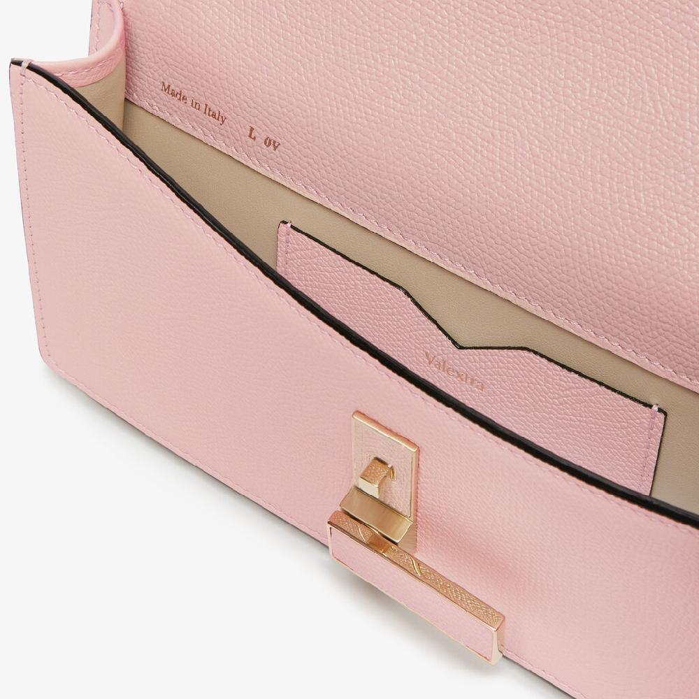 Valextra Borsetta clutch compatta in Pelle Rosa | Valextra Iside Offerta