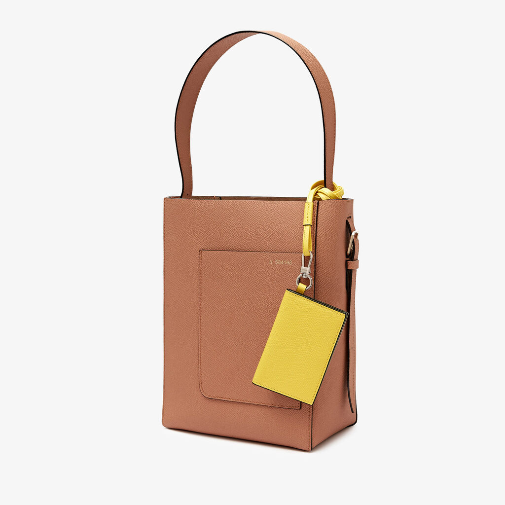 Valextra Porta carte con laccio da Donna in Pelle Gialla | Valextra Promozione Limitata