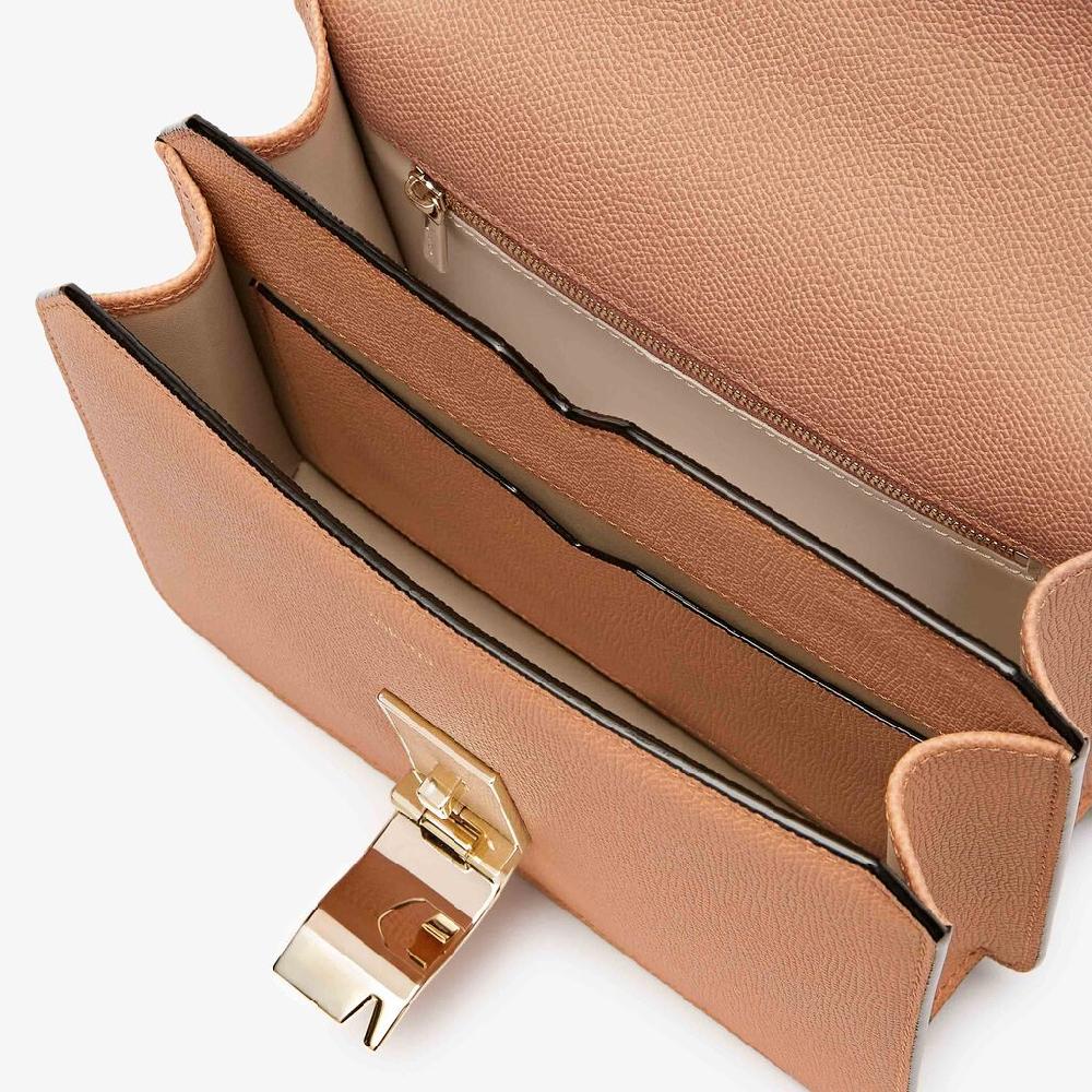 Valextra Borsetta a tracolla da Donna di Lusso in Pelle Marrone | Valextra Fino Al -60%