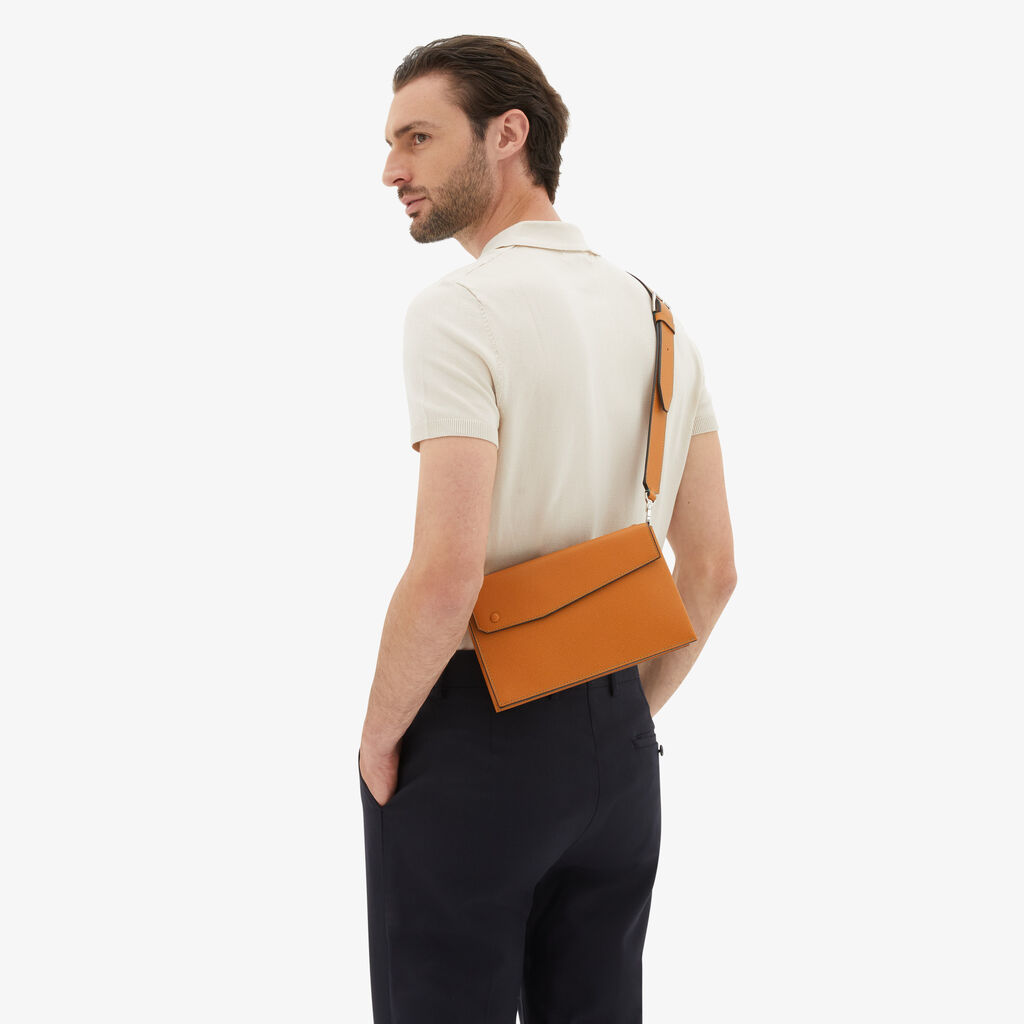 Valextra Borsa marsupio da Uomo in Pelle Marrone | Valextra Pocket Hotsell