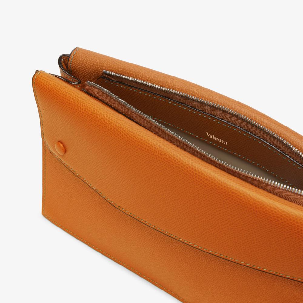 Valextra Borsa marsupio da Uomo in Pelle Marrone | Valextra Pocket Hotsell