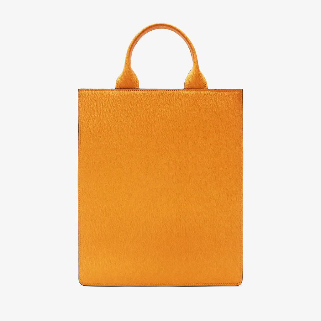 Valextra Borsetta Tote Mini versatile in Pelle Gialla | Valextra Boxy Italia