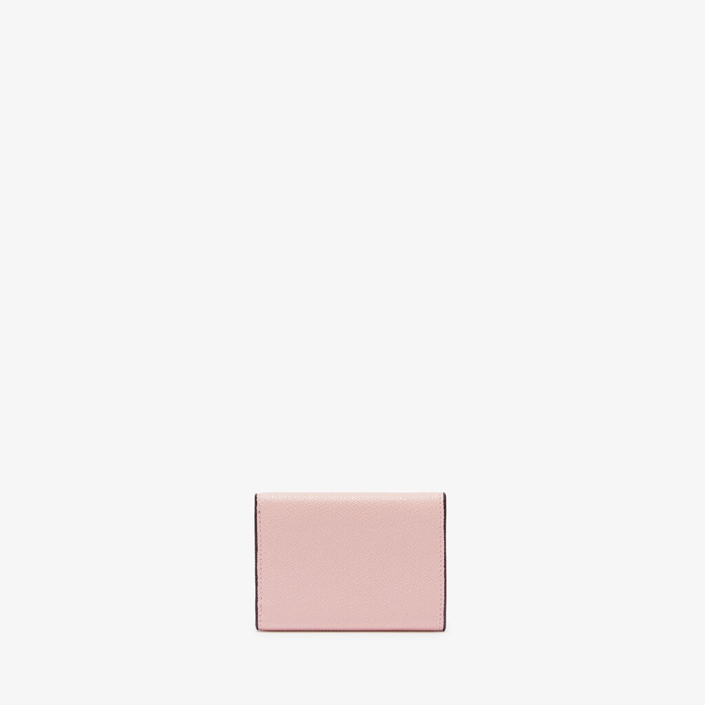 Valextra Portafoglio piccolo con portamonete in Pelle Rosa | Valextra In Vendita
