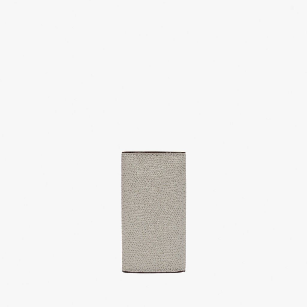 Valextra Portachiavi in Pelle Grigio chiaro | Valextra Saldi