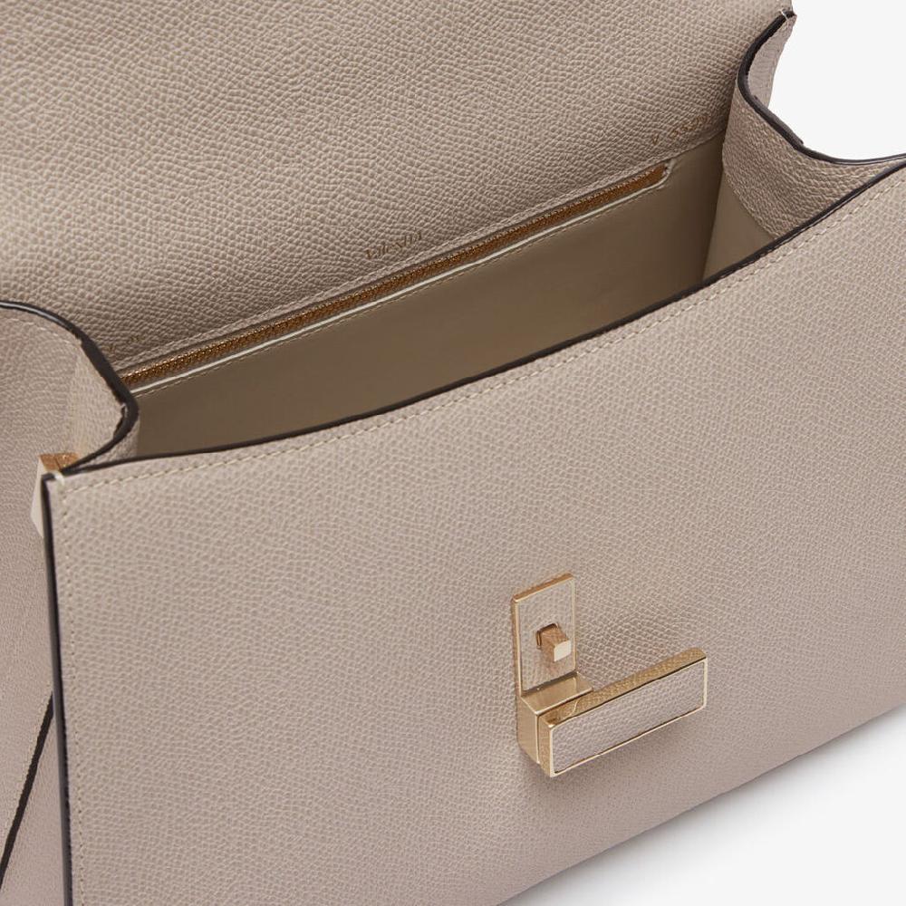 Valextra Borsa a mano da Donna in Pelle Rosa Nude | Valextra Iside Vendita Calda