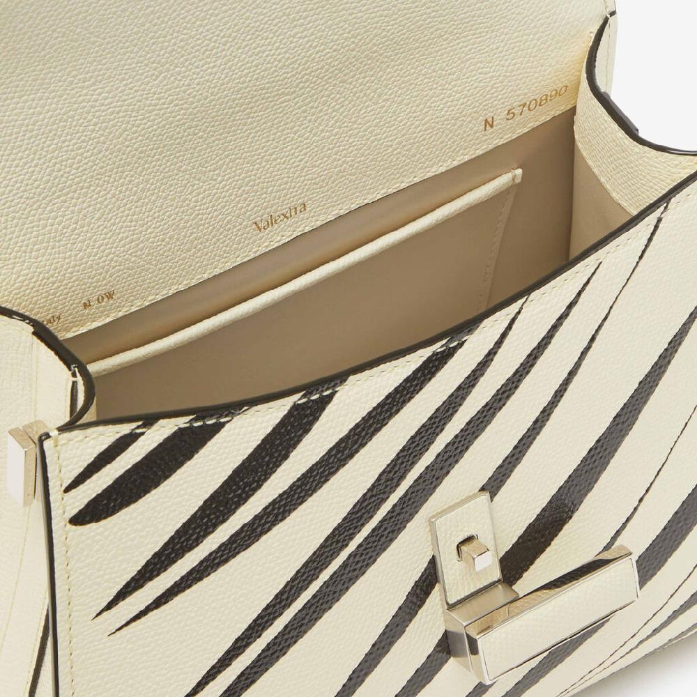 Valextra Borsa a mano da Donna di Lusso Bianca e Nera | Valextra Iside Vendite Flash