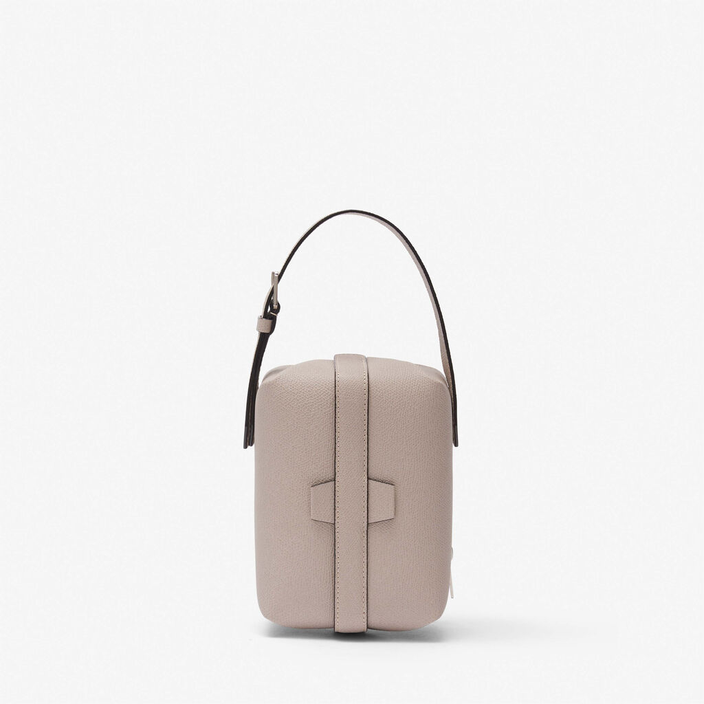 Valextra Borsa a tracolla Mini in Pelle Rosa Nude | Valextra Tric Trac Qualità
